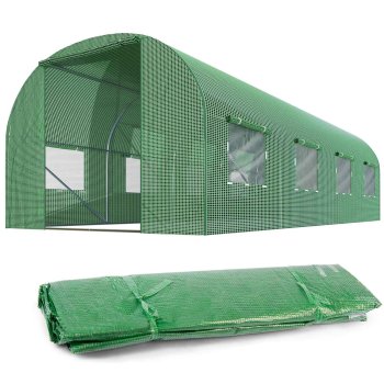 Plonos sodo šiltnamio plėvelė 2.5x4m (10m2), žalia