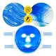 4FIZJO Reusable Hot Cold Gel Face Mask for Puffiness, Sinus Pain, and Relaxation