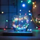 Baterijomis maitinama LED girlianda, 100 LED, 10 m, įvairiaspalvė