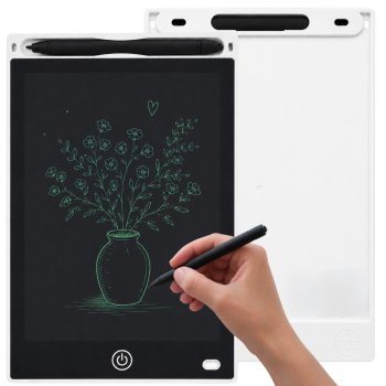 LCD Graphic Drawing Tablet for Kids with Stylus, 8.5", Green