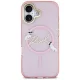 Karl Lagerfeld IML Choupettes Karl Script Logo MagSafe dėklas iPhone 17, rožinis