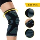 4Fizjo 900 Elastic Knee Brace, Size S, Blue/Black