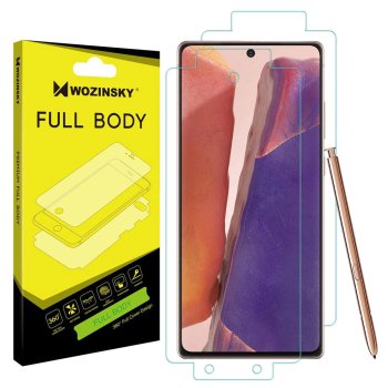 „Wozinsky“ viso kūno apsauginė plėvelė „Samsung Galaxy Note 20“ (priekiui ir galui)