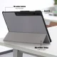 Samsung Galaxy Tab S9 Ultra odinis dėklas Tri-fold, pilkas