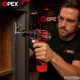 OPEX TOOLS OPX28036 Brushless Cordless Impact Drill (16.8V, 2 Batteries)