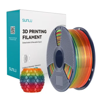Sunlu PLA Transparent Rainbow 01 3D spausdintuvo plastikas