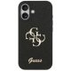 Guess iPhone 17 dėklas Fixed Glitter Big 4G, juodas