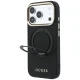 Guess Ring Stand 360 MagSafe dėklas iPhone 18 Pro Max / 17 Pro Max, juodas