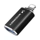 Wozinsky WALA-01 Lightning į USB-A OTG adapteris, juodas