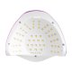 Glow UV/LED manikiūro ir pedikiūro lempa F2 RP 220 W, Metallic Pink