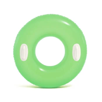 Inflatable Swim Ring with Handles Intex 59258, 76 cm, Green