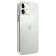 Guess iPhone 12 mini dėklas 4G 3D Pattern Collection, skaidrus