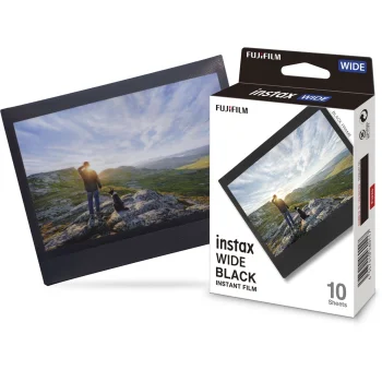 Momentinė fotojuosta Fujifilm Instax Wide su juodu rėmeliu, 10 vnt.