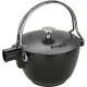 Ketaus arbatinukas Staub 1,15 l, apvalus, juodas