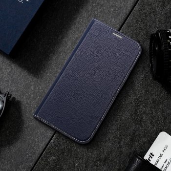 Atverčiamasis dėklas Dux Ducis Skin X2, skirtas iPhone 14 Pro Max, mėlynas