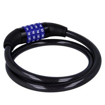 Dviračio spyna su kodu Forever Outdoor KYL-110, Juoda