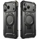 Dėklas Supcase UB Grip Mag MagSafe telefonui iPhone 18 Pro / 17 Pro, juodas