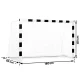 Neo-Sport NS-464 Futbolo vartai 180x120x60 cm, Juodi/Balti
