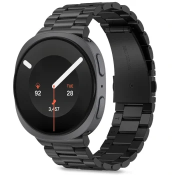 Tech-Protect Stainless Steel Band for Samsung Galaxy Watch 40/44/46 mm - Black