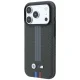 BMW dėklas iPhone 18 Pro / 17 Pro M Quadrille Kevlar MagSafe, tamsiai pilkas
