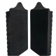 Magnetinis akvariumo stiklo valiklis, 11x5,5x20 cm, juodas