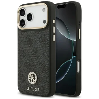 Guess 4G Strass Logo MagSafe case for iPhone 18 Pro Max / 17 Pro Max, black