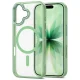 Tech-Protect MagMat MagSafe dėklas skirtas iPhone 17, skaidri žalia