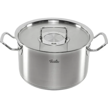 Puodas su dangčiu Fissler Original Profi Collection 2, 24 cm, 6,3 l, sidabrinis