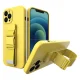 Telefono dėklas su virvele Xiaomi Poco X3 NFC, geltonas