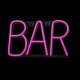 Forever Light Bat Neon Sign LED Wall Decor Light FLNE24, Pink