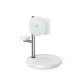 Joyroom JR-W23 „4-in-1“ Qi2 belaidžio įkrovimo stotelė su naktine lempute, balta