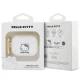 Dėklas ausinėms Hello Kitty Silicone 3D Kitty Head, skirtas AirPods Pro 2 (2022/2023), baltas