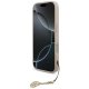Guess iPhone 17 Pro dėklas 4G Charms Collection MagSafe, rožinis