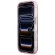 Karl Lagerfeld IML Big Signature Resin Metal Frame dėklas iPhone 18 Pro Max / 17 Pro Max, rožinis