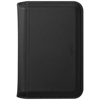 Uniq Lyden DS magnetinė RFID piniginė-telefono stovas, juoda
