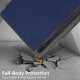 Samsung Galaxy Tab S9 Ultra dėklas Tri-fold Stand Design, mėlynas