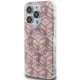 Guess dėklas iPhone 15 Pro telefonui IML GCube MagSafe, rožinis