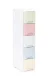ModernHome Kids Storage Rack with 5 Drawers and Wheels, Multicolor