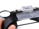 Adjustable Headband Magnifier with 2 LED Lights 2x 8x, Black-Grey
