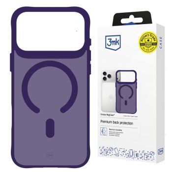 MagSafe Phone Case 3mk iPhone 17 Pro Purple Translucent
