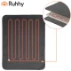 Ruhhy Electric Heated Blanket Throw 180x130cm, 26202, Black