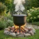 Enameled Cast Iron Cauldron 8L Campfire Pot MultiGarden