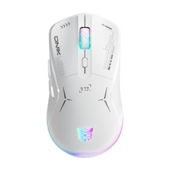 Belaidė žaidimų pelė Onikuma CW917, balta