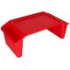 Portable Laptop Table with Organizer, Red