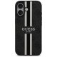 Guess 4G Printed Stripes MagSafe dėklas iPhone 17, juodas