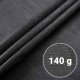Plonos šešėliavimo tinklas 1.2x25 m, 140g/m² su 50 spaustukų, pilkas