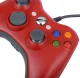 Wired Controller for Xbox 360 and PC with Dual Vibration, Red