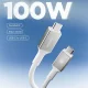 Spigen EB10020CC USB-C į USB-C laidas 100W 200cm - Baltas