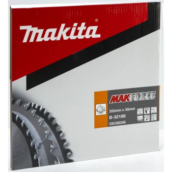 Diskinio pjūklo diskas Makita MAKFORCE B-32188 medžiui 355x30 mm 24Z