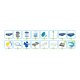 Karkasinis baseinas Bestway 56401, 221x150x43 cm (16-in-1)